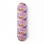 Tied dye type design, purple pink and more skateboards