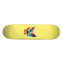 TieDye SHRKCT YELLOW Skateboard