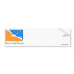 Tierra del Fuego flag with name