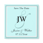 Tiffany Blue Save The Date Magnet