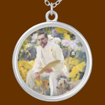 Tiffany in his Garden by Joaquin Sorolla necklaces