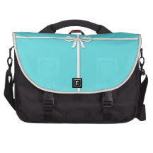 Tiffany-inspired, robins egg blue computer bag