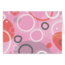 Tiffany's Retro Modern Abstract Card