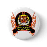 Tiger 30th Birthday Gifts Button