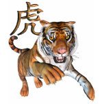 Tiger and Chinese Symbol t-shirts