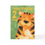 Tiger Birthday Card 2 today
