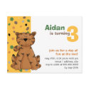 Tiger • Birthday Invitation postcards