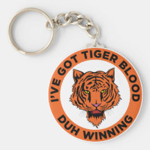 Tiger Blood Keychain