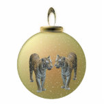 Tiger Buddies Ornament Photo Cutouts