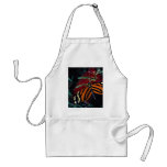 Tiger butterfly on bottle brush flower aprons