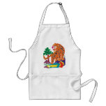Tiger Chinese Paper-cut Art Work Apron