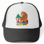 Tiger Chinese Paper-cut Art Work Trucker Hat