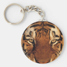 Tiger Closeup and Personal Key Chains