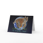 Tiger Cub Earth Day Endangered Species Card