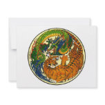 Tiger & Dragon Yin Yang invitations