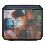 Tiger eye bass pickup knobs close up music note iPad sleeve