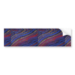 Tiger eye, hematite and jasper bumper sticker