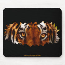 Tiger Eyes Wildlife Mousemat Mousepad