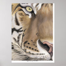 Tiger Face By PSOVART Print