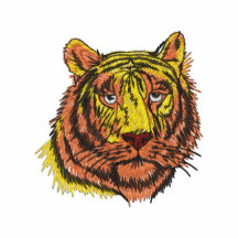 Tiger Face Embroidered Shirt