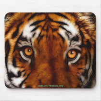 Tiger Face Wildlife Mousemat Mousepads