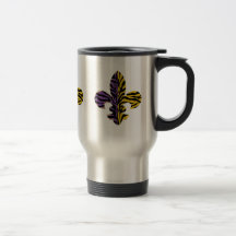 Tiger Fleur de lis Gifts Coffee Mugs