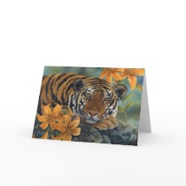 Tiger Greeting Card