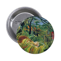 Tiger in a Tropical Storm (Surprised) Buttons