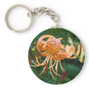 TIGER LILIES FLOWERS KEY CHAINS KEYCHAIN Gifts