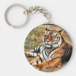 Tiger Lovers Art Gifts Keychain