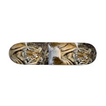 Tiger Lovers Art Gifts Skateboard Deck