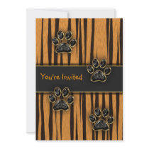 Tiger Paw Child Birthday Party