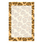 Tiger print hearts Stationery
