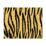 Tiger Print Pattern. Orange and Black. Custom Flyer