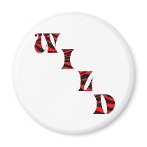 Tiger Print Wild Refrigerator Magnets