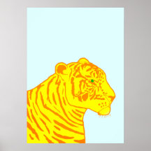Tiger Profile Print