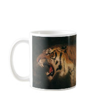 Tiger Roaring Coffee Mugs