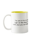 Tiger 'Round A Lake Coffee Mugs