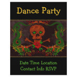 Tiger Skull Valentine flyers