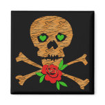 Tiger Skull Valentine magnets
