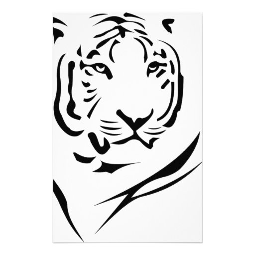 Tiger Custom Stationery, Tiger Stationery Templates
