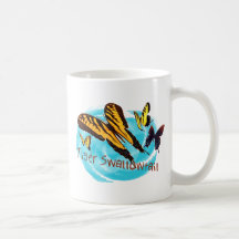 tiger swallowtail coffee mug