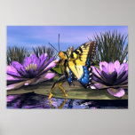 Tiger Swallowtail Fairy Poster posters