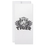 Tiger t-shirt rack card