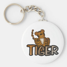 Tiger T-shirts and Gifts Keychain