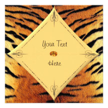 Tiger Template Invitation