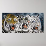 Tiger Trio - Chinese Painting