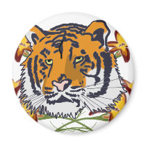 Tiger_with_flowers Magnete