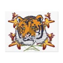 Tiger_with_flowers Postkarten
