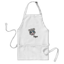 Tiger with Hearts Aprons
